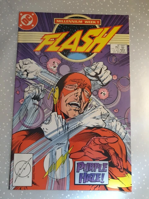 DC Comics - The Flash Vol 2 #8  - Jan 1988 - FN/VFN - Millennium Week 1