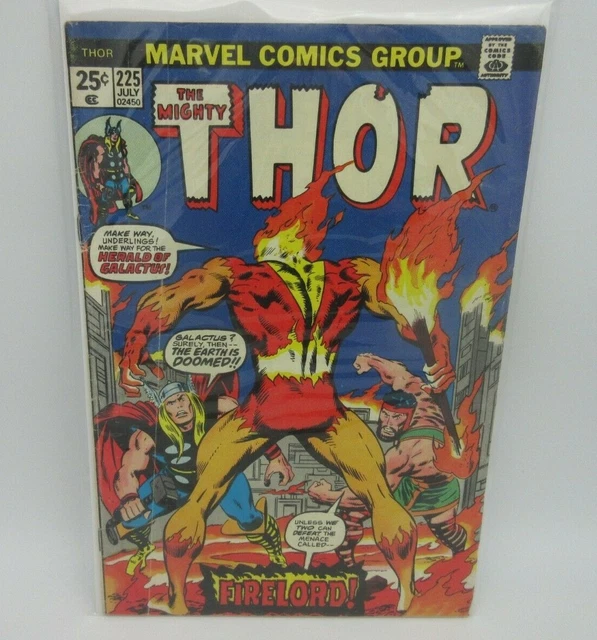 Marvel The Mighty Thor #225 (1974) 3.5 VG- Galactus, 1st Appearance of Firelord
