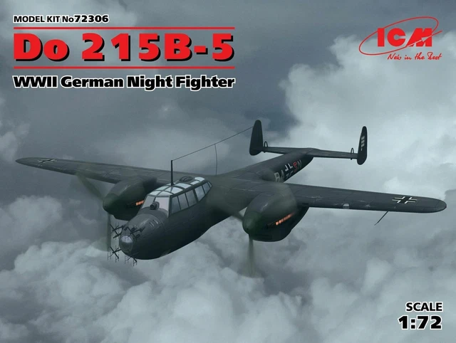 ICM 1:72 Maquette Kit - Do 215B-5, WWII Allemand Nuit de Combat ICM72306