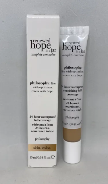 Philosophy Renewed Hope In A Jar Complete Concealer 5.5 Beige .34 Oz 24 Hr Water