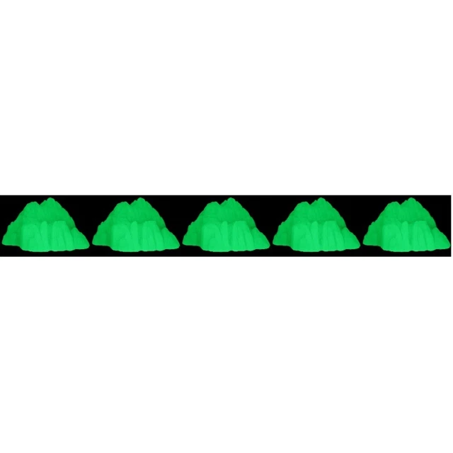 5pcs Desktop Aquarium Decor Luminal Fish Tank Decor Decorative Rockery Decor