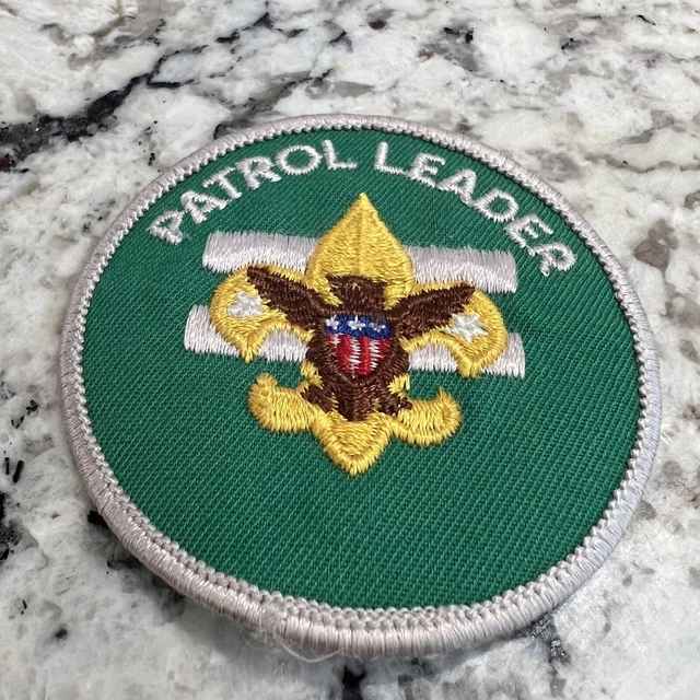 VINTAGE BOY SCOUTS Patrol Leader Patch Badge 3" 7.00 PicClick