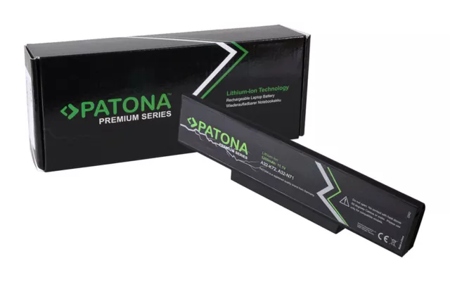 Batteria Patona Premium li-ion 11,1V 5200mAh per Asus K72F,K72J,K72JB,K72JK