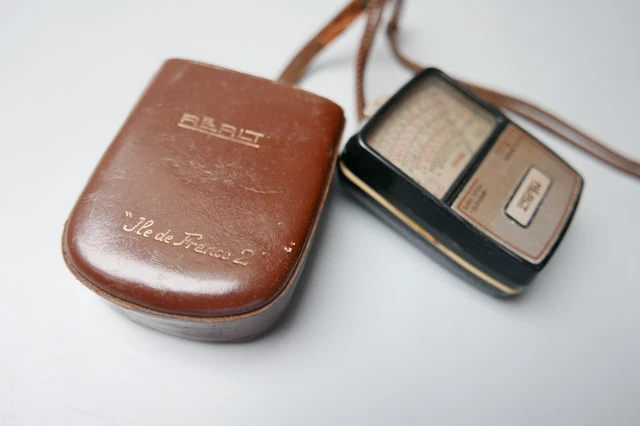 Posemètre Realt Photo  + pochette cuir - 1960’s