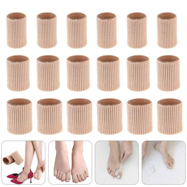 24 Pcs Toe Cover Nylon Women's Gel Corn Protector Finger Sleeves