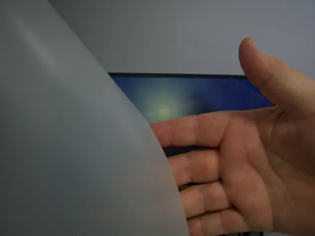 12" X 12 Ft Roll White Frost Matte Opaque Film Privacy For Office,Bathroom,Home