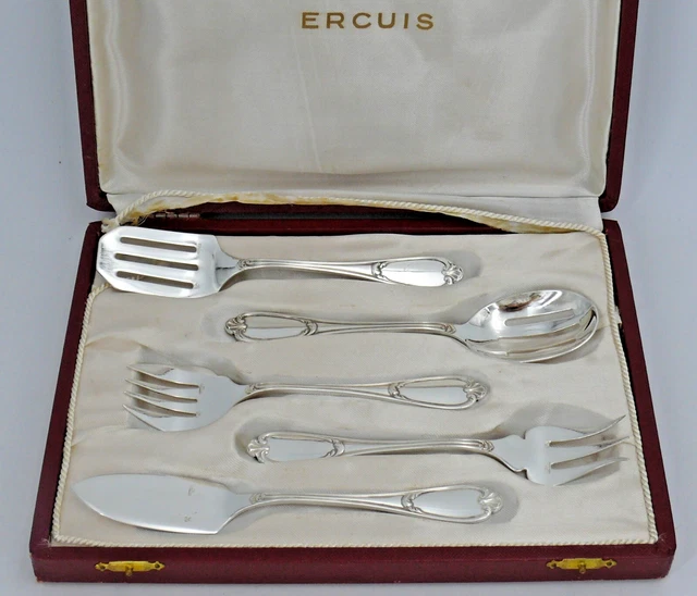 Louche Ercuis – Métal Argenté – Style Louis XV – XXe – Pièce D'orfèvrerie