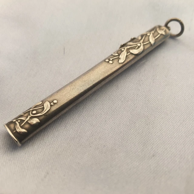 Porte-mine Pendentif Châtelaine En Or 18 Carats - Début XXe Siècle, Occasion, Poids 10 Grammes