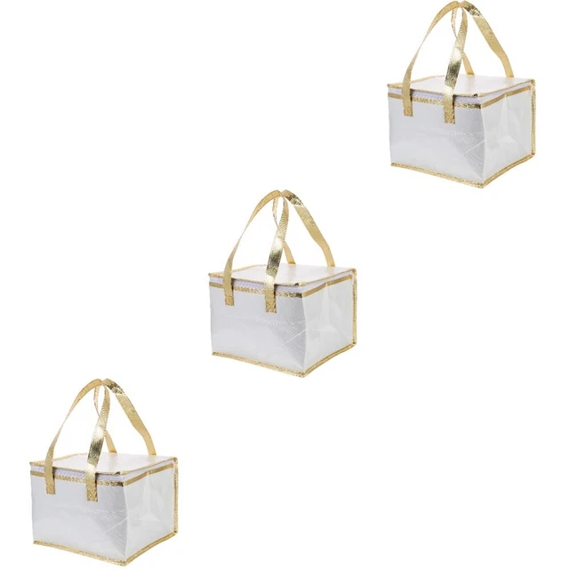 3x Delivery Warmer Bags Insulated Cake Carriers Cake Insulated Box