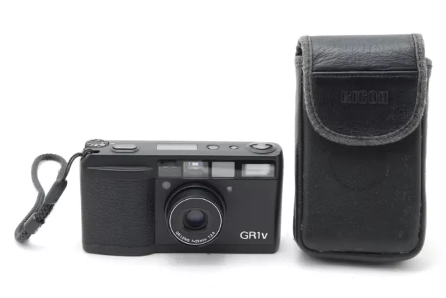 【NEUWERTIG】Ricoh GR1V schwarz 35 mm Point & Shoot Filmkamera aus Japan
