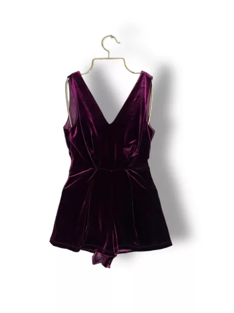 Topshop sales velvet playsuit