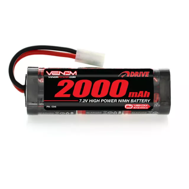 RC Car Battery 7.2v 2000mah NiMH Rechargeable Battery Pack with Tamiya Connector