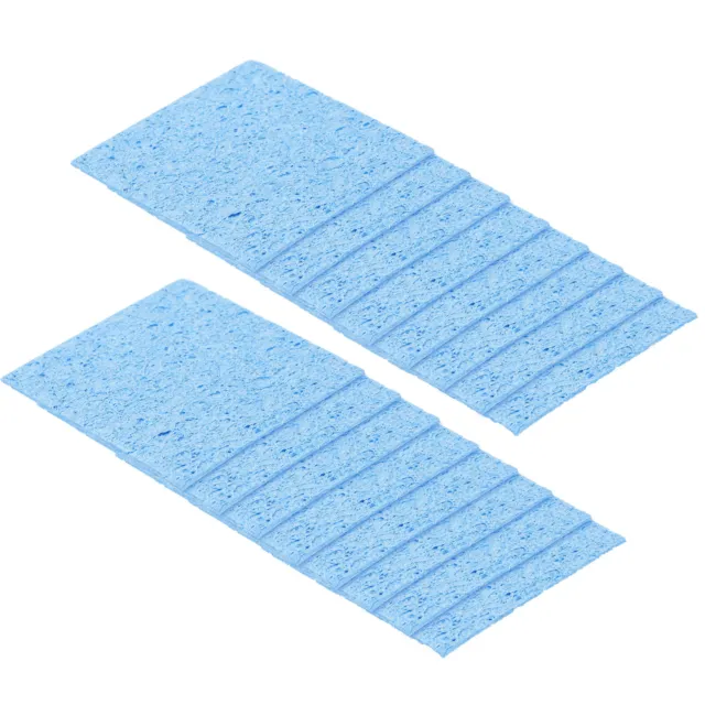 15 pz spugna per saldatura 6 x 6 cm quadrati con fori cuscinetti di pulizia blu saldatura