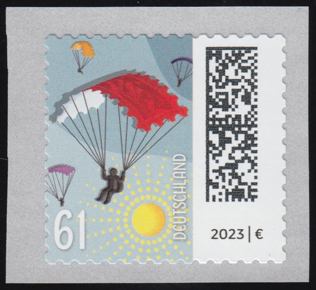 3744 Briefmarkengleiter 61 Cent sk aus 500er mit GERADER Nummer **