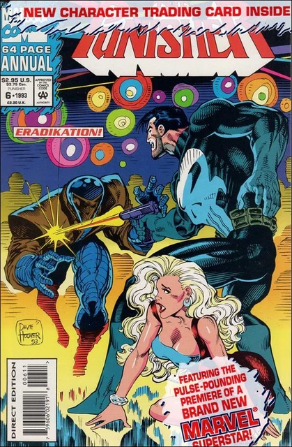 The Punisher Annual #6 Polybagged Marvel Comics 1993 STOCK PHOTO