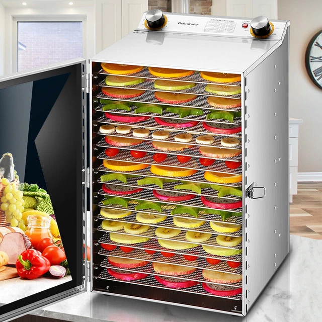 Stainless Steel 10 Tray Food Dehydrator Meat Dryer Digital Fruit Dryer Machine E - Foto 10