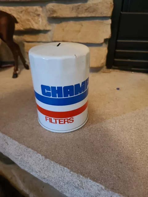 Champ Oil Filter  Advertising Coin Bank