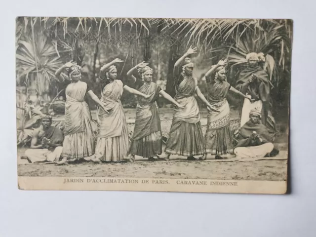 CPA 75 Jardin d'Acclimatation de PARIS - Caravane Indienne