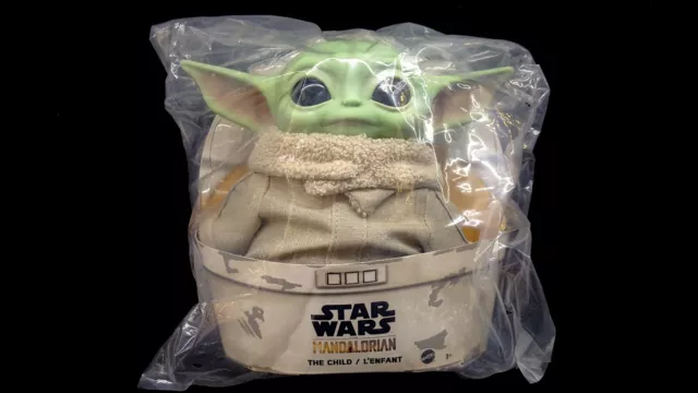 Mattel Star Wars The Mandalorian ~ The Child [Bébé Yoda] jouet en peluche douce 11 pouces neuf dans sa boîte 2