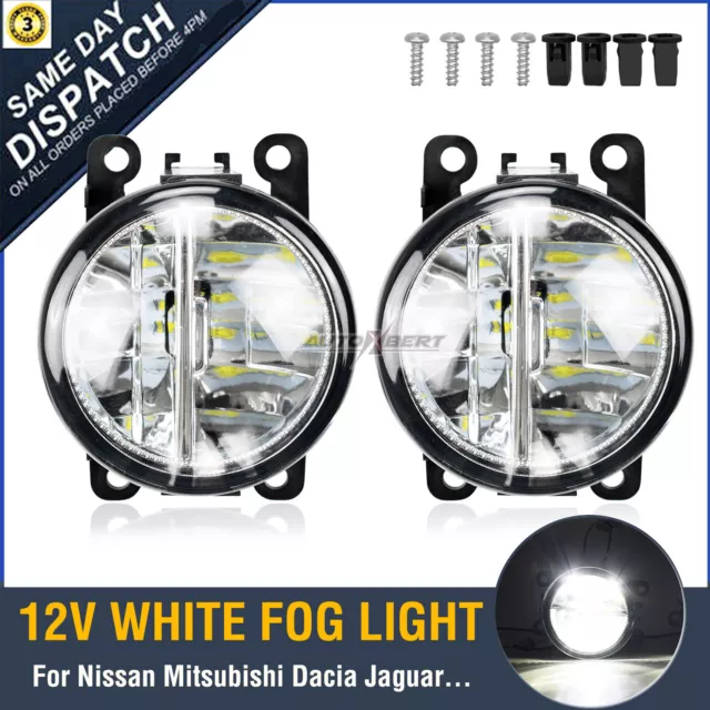 Front Fog Light Lamp Pair Left & Right For Nissan Navara D40 2005-2016 Pickup