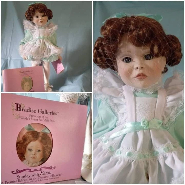 14" Sunday with Sarah Paradise Galleries Treasury Collection Porcelain Doll NIB