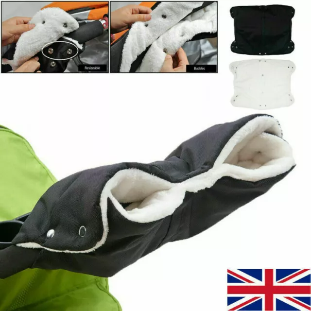 Winter Pram Warmer Gloves Pushchair Hand Muff Waterproof Stroller Accessories UK