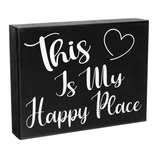 JennyGems This is my Happy Place Gift Sign Plaque, Housewarming Gifts Bedroom