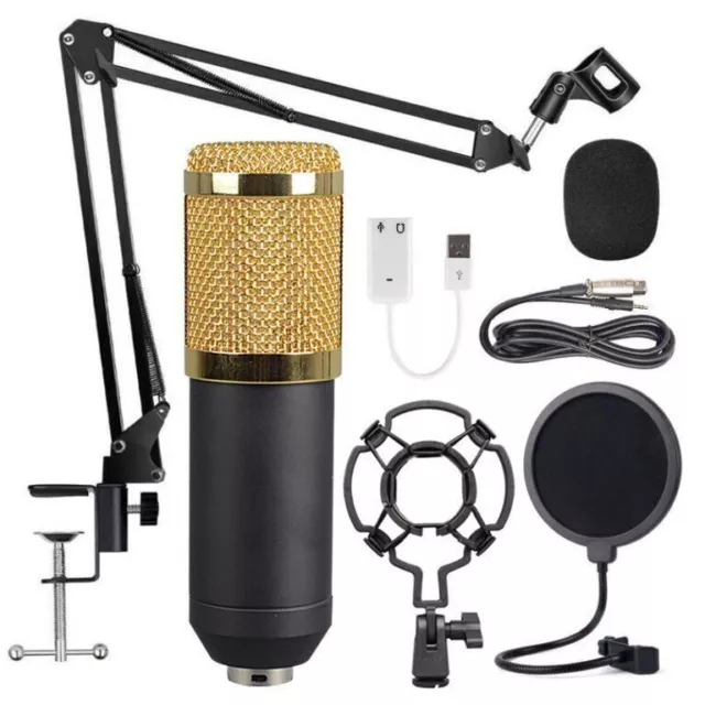 Rap Studio Microphone Kit Professional Music Sing Recording Equipment Auto-Tune