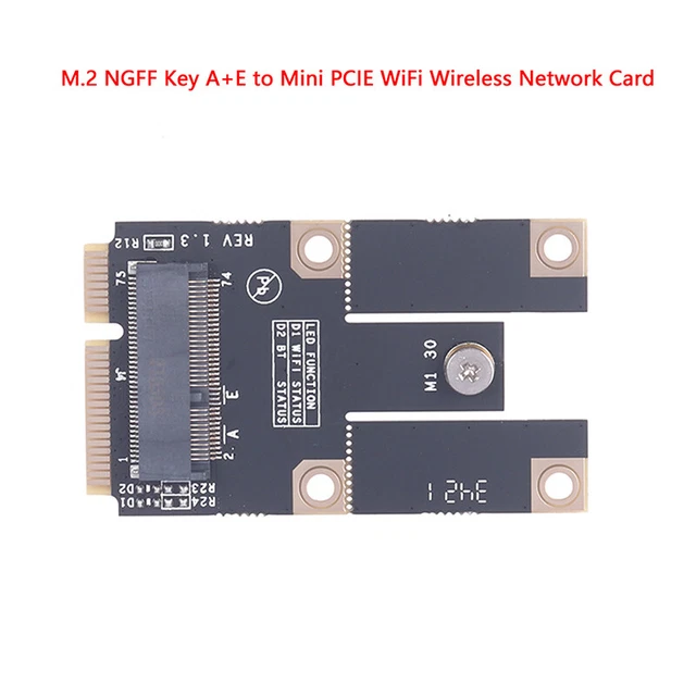 M.2 NGFF WIFI -Adapter M2 NGFF Key A+E zu Mini PCIe WiFi Wireless ...