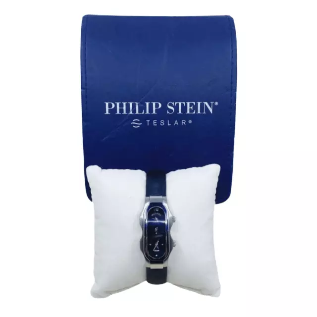 Philip Stein Teslar Mini Series Dual Time Ladies Watch Serial #M000007 Satin