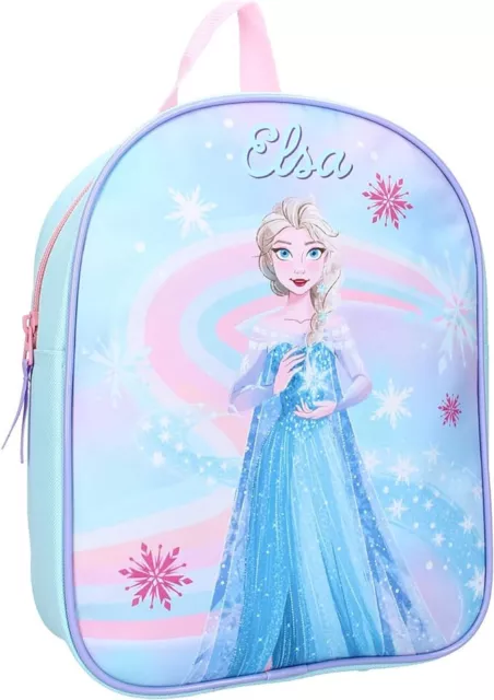 Disney la Reine des Neiges Rose Et Bleu Petit Sac à Dos Mettant en Vedette Elsa