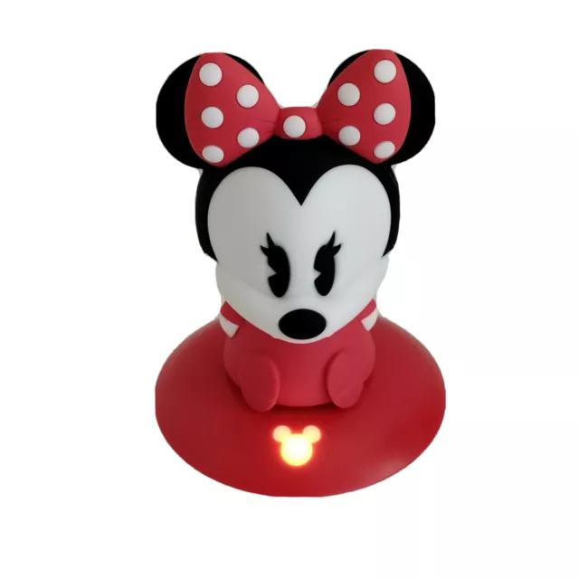 Disney Minnie Mouse Nightlight Kids Safe Bedside On Dock Induction Charging