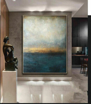HH265 Home Decor 100% dipinto a mano arte dipinto ad olio su tela barca senza cornice 36" 