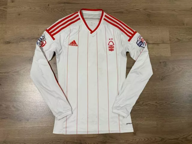 Nottingham Forest F.c. 2014/2015 Auswärts Fussball Shirt Trikot Gr. S [M63834] Adidas