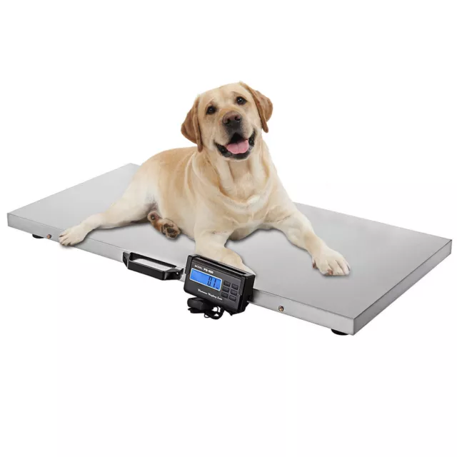 1100 Lbs Heavy Duty Digital Livestock Vet Scale Hog Pet Dog Sheep Goat Scale US