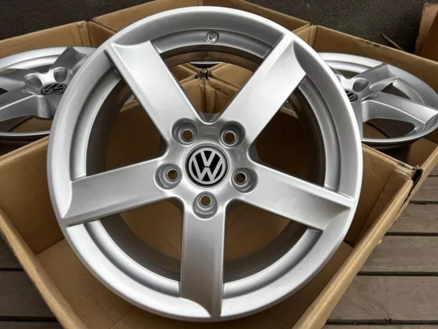 4X JANTES EN ALU 6.5" 16" 5x112 POUR OCTAVIA YETI ALHAMBRA GOLF PASSAT TIGUAN