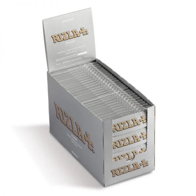 2000 Rizla Silver Argento Corte in 1 Box da 40 Libretti