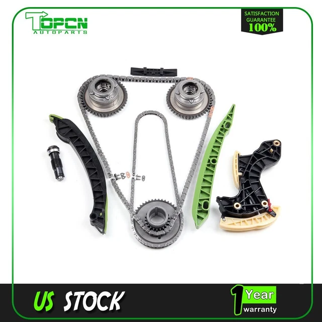 TIMING CHAIN KIT+CAMSHAFT Adjuster For Mercedes W204 C250 SLK250 M271 1