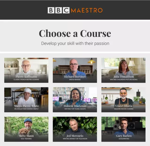 BBC Maestro Online Let The Greatest Be Your Teacher |Gift Cardwww.bbcmaestro.com
