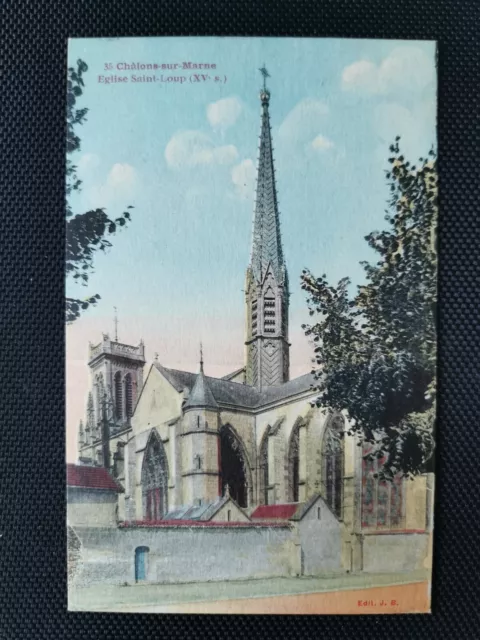 CPA 51 CHALONS-SUR-MARNE - Saint-Loup Church