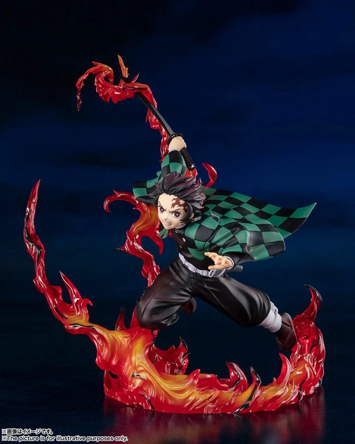 Bandai Figuarts Mini Demon Slayer: Kamado Tanjiro, Figura Collezionabile Da 8.9 Cm, Con Parti Opzionali
