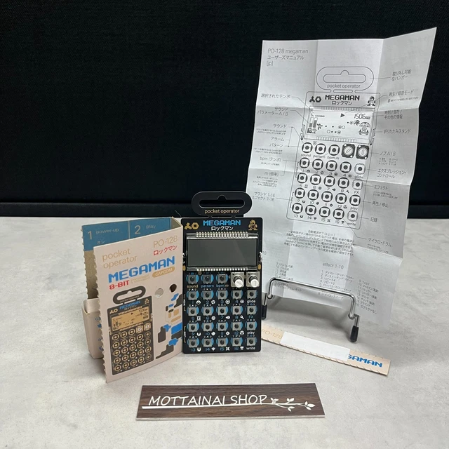 TEENAGE ENGINEERING PO-128 Mega Man Pocket Operator Rare Collector TEENAGE ENGINEERING PO-128 Mega Man Pocket Operator Rare Collector