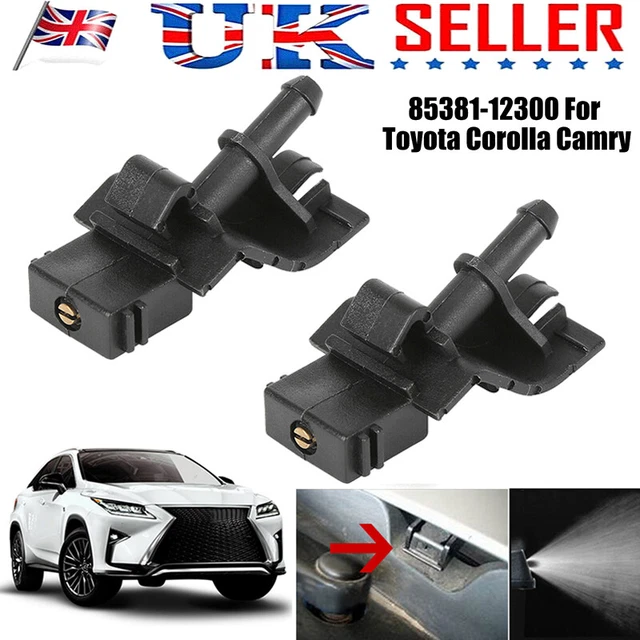 2Pcs Front Windshield Wiper Washer Jet Nozzle For Toyota Corolla RAV4 Altis E140