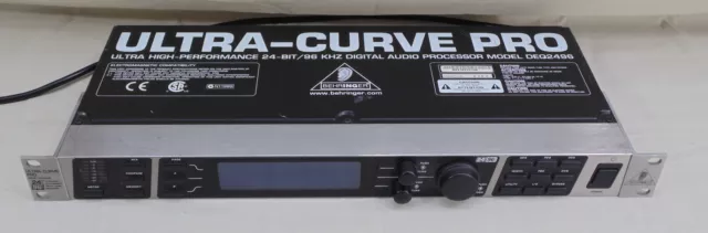 Montaje en rack procesador de audio Behringer Ultra Curve Pro DEQ2496