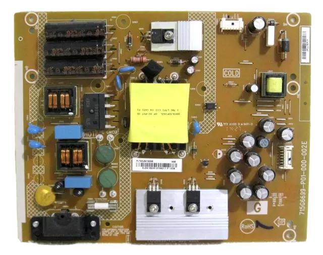 SONY TV KDL-40R380B Power Supply Board 715G6699-P01-000-002E PLTVEL241XXV9