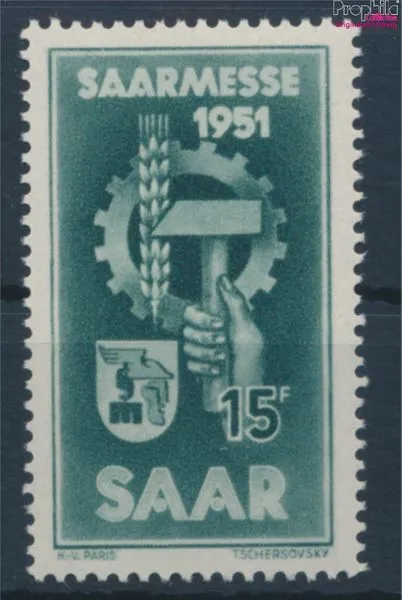 Briefmarken Saarland 1951 Mi 306 postfrisch (10214585