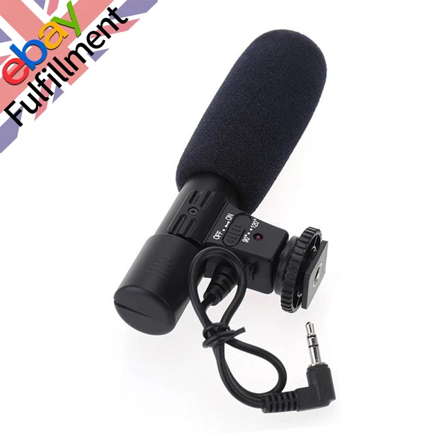 3.5MM DV STEREO Microphone Mic For Nikon D7000 D300s D5100 D5300 D3300