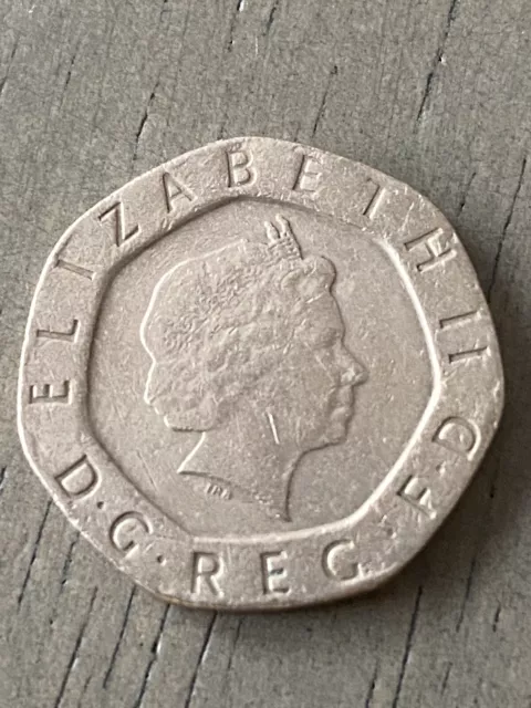 1998 United Kingdom British 20 Pence Coin - Circulated