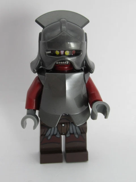 LEGO MINIFIGURE URUK-HAI 9471 9474 The Hobbit Lord Of The Rings ~ VGC £ ...