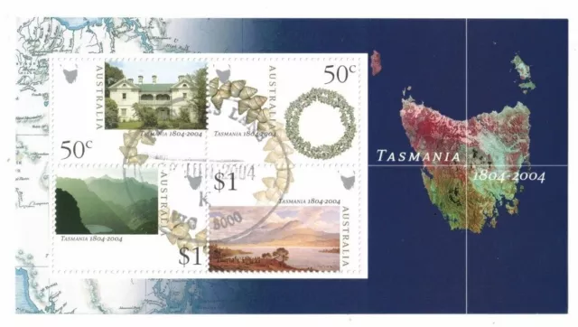 2004 Australia Bicentenary Hobart Stamps SG MS2350 Fine Used